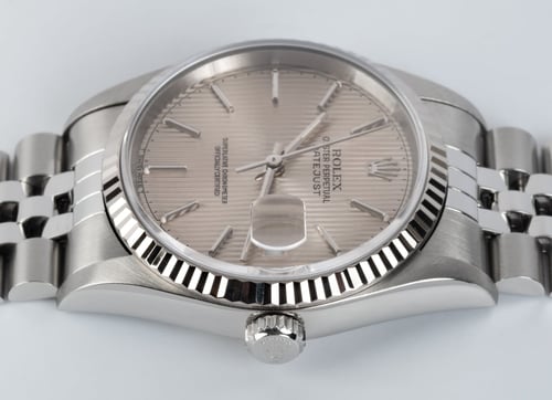 Crown Side Shot of Datejust 36