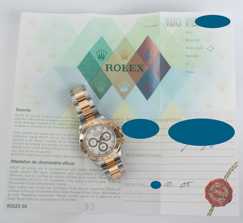 Paper shot of Daytona Cosmograph