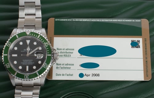 Paper shot of Submariner Date 'Anniversary' Kermit