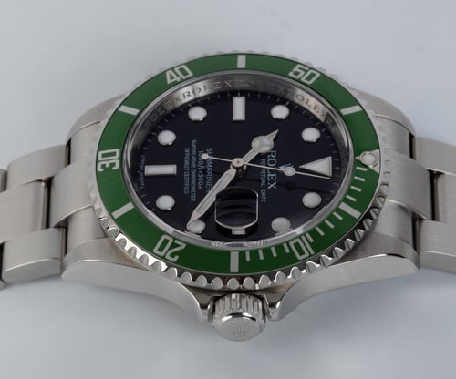 Crown Side Shot of Submariner Date 'Anniversary' Kermit
