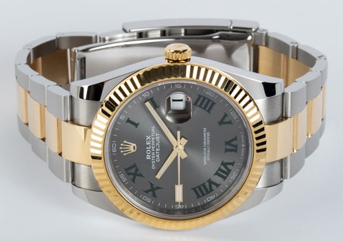 Front View of Datejust 41 'Wimbledon'