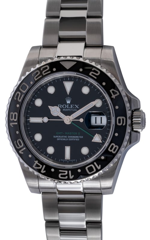 Rolex GMT-Master II 116710LN - SOLD OUT - 2008 Black Dial, Steel