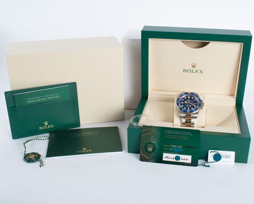 Rolex Submariner Date 41 : 126613LB-0002 blue dial :