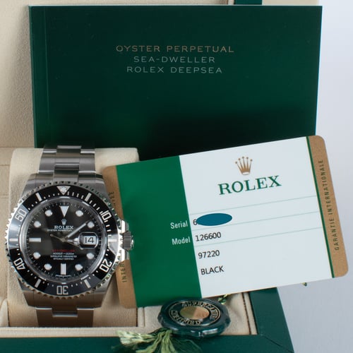 View in Box of Sea-Dweller 43mm MK1