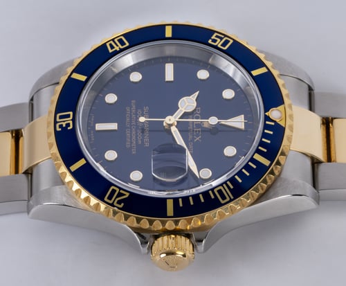 Crown Side Shot of Submariner Date