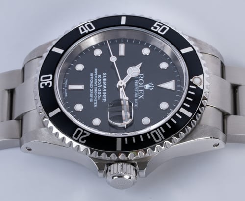 Crown Side Shot of Submariner Date