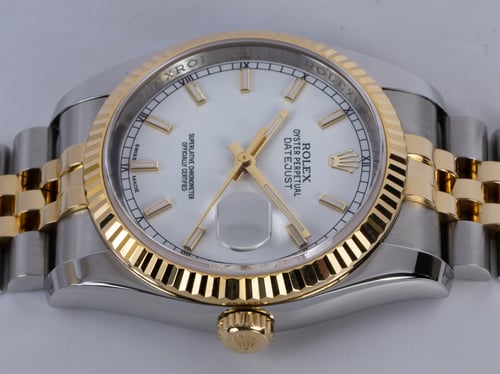 Crown Side Shot of Datejust 36