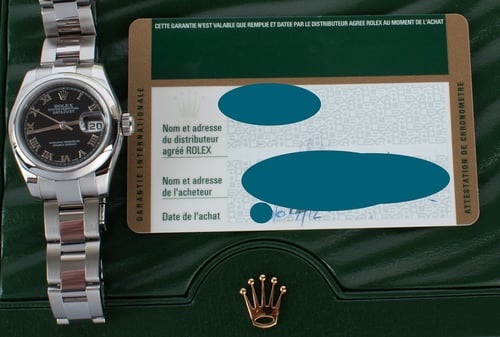 View in Box of Ladies Datejust