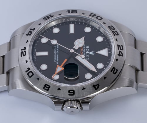 Crown Side Shot of Explorer II