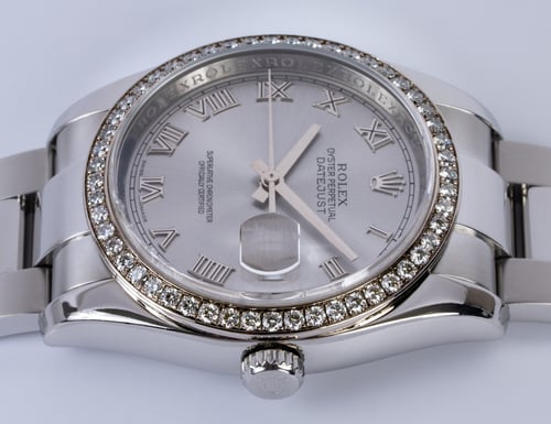 Crown Side Shot of Datejust 36