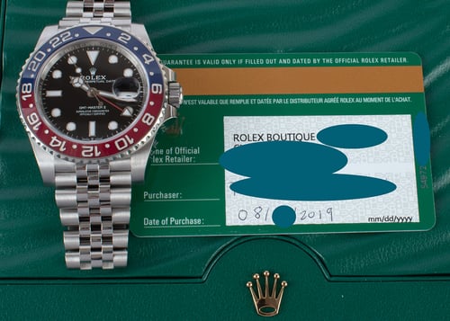 Paper shot of GMT-Master II 'Pepsi'