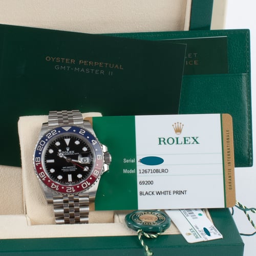 View in Box of GMT-Master II 'Pepsi'