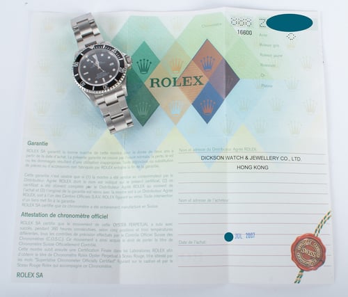 Paper shot of Sea-Dweller 4000