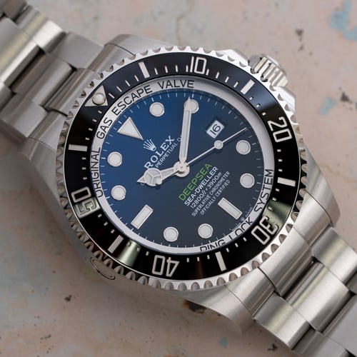 Stylied photo of  of Sea-Dweller DEEPSEA Deep Blue 'James Cameron'