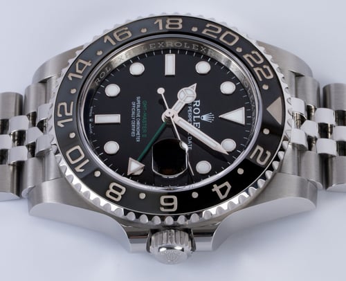 Crown Side Shot of GMT-Master II 'Bruce Wayne'