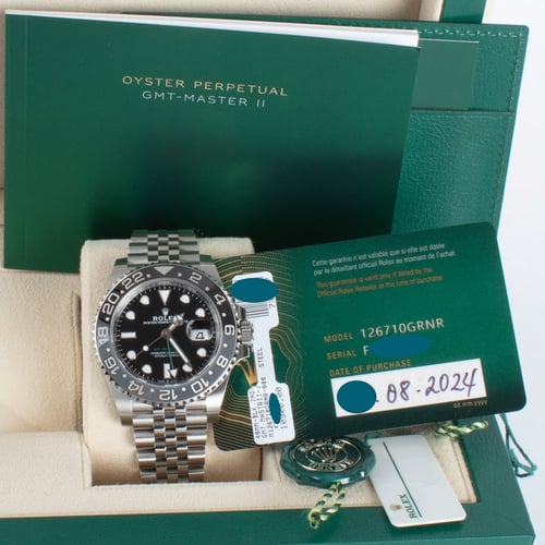 View in Box of GMT-Master II 'Bruce Wayne'