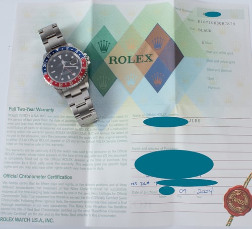 Paper shot of GMT-Master II 'Pepsi'