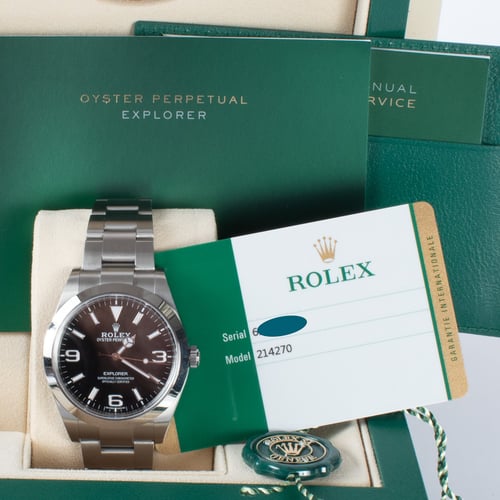 View in Box of Explorer 39MM 'Full Lume'