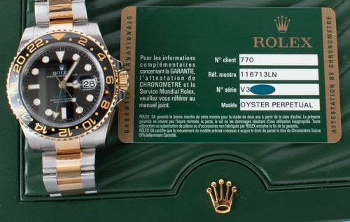 Paper shot of GMT-Master II