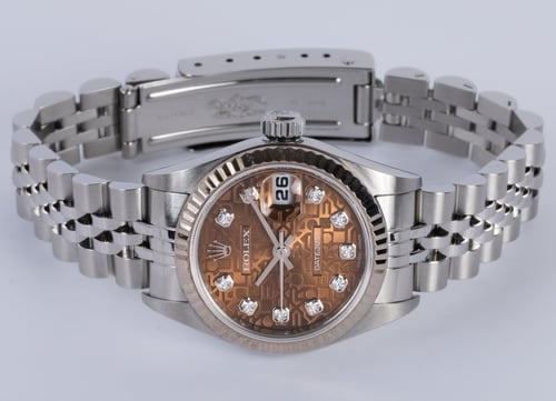 Front View of Ladies Datejust