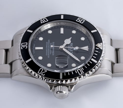 Crown Side Shot of Submariner Date