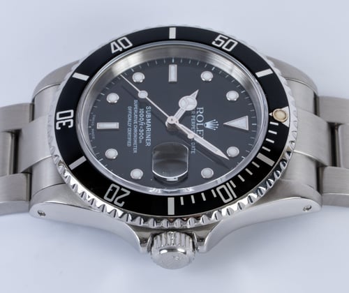 Crown Side Shot of Submariner Date