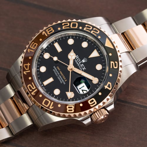 Stylied photo of  of GMT-Master II 'Root Beer'