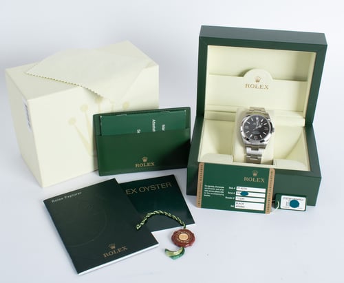 Box / Paper shot of Explorer 39MM Mk1