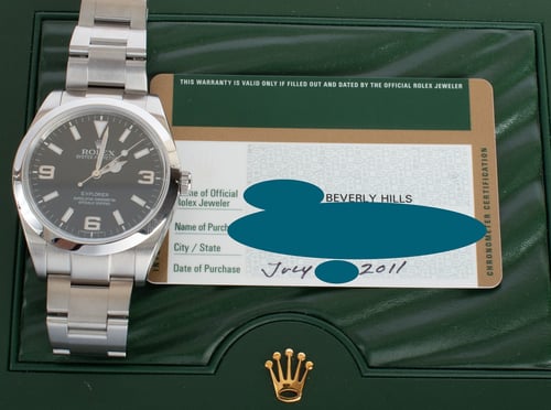 Paper shot of Explorer 39MM Mk1
