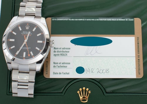 Paper shot of Milgauss