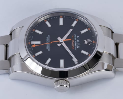 Crown Side Shot of Milgauss