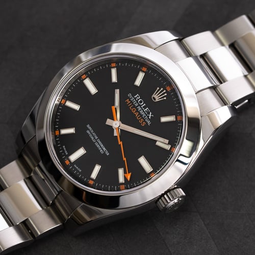 Stylied photo of  of Milgauss