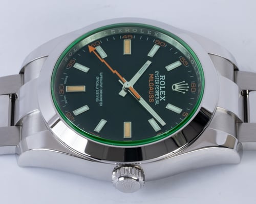 Crown Side Shot of Milgauss