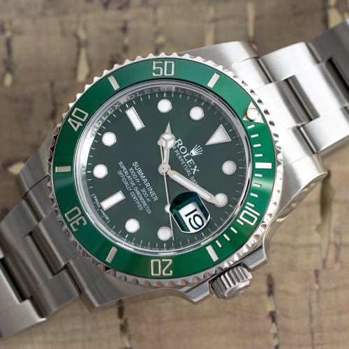 Stylied photo of  of Submariner Date 'Hulk'