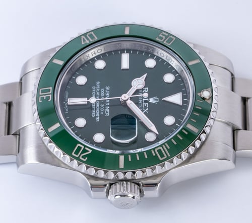 Crown Side Shot of Submariner Date 'Hulk'