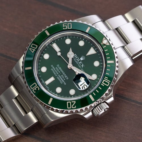 Stylied photo of  of Submariner Date 'Hulk'
