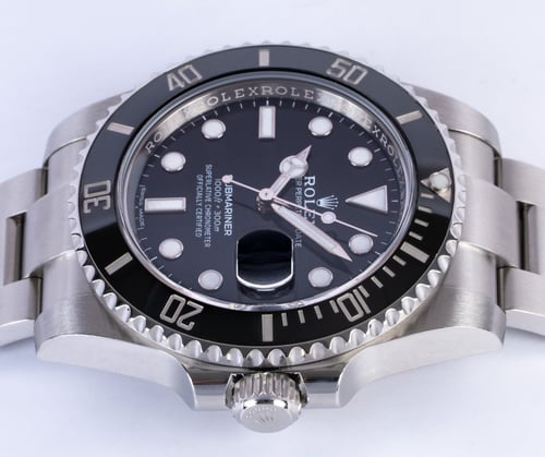 Crown Side Shot of Submariner Date