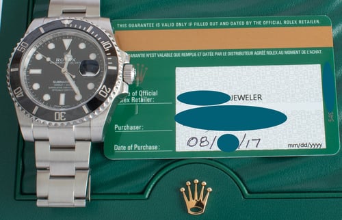 View in Box of Submariner Date