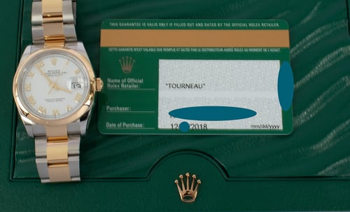 Paper shot of Datejust 36