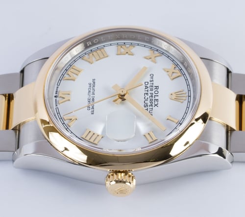 Crown Side Shot of Datejust 36