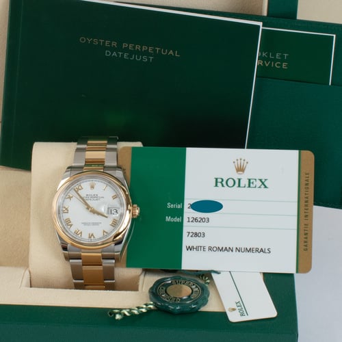 View in Box of Datejust 36