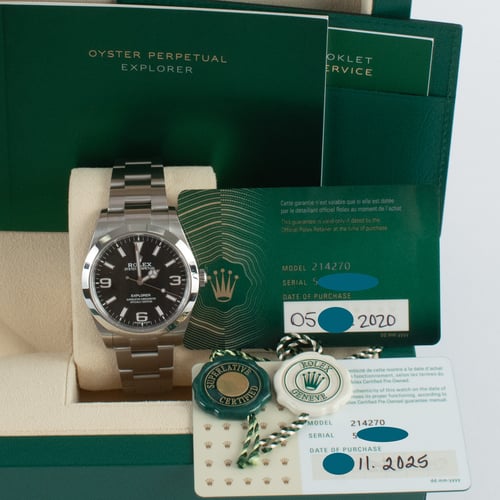 View in Box of Explorer 39MM 'Full Lume'