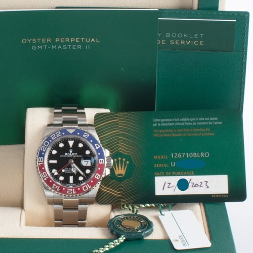 View in Box of GMT-Master II 'Pepsi'