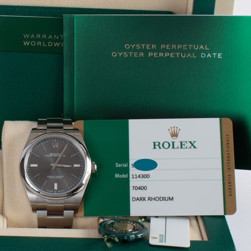 View in Box of Oyster Perpetual 39