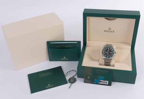 Box / Paper shot of Submariner Date 41 'Starbucks'