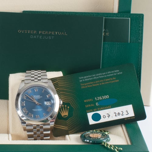 View in Box of Datejust 41