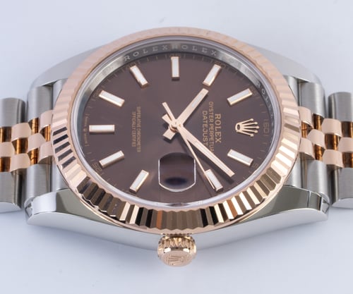 Crown Side Shot of Datejust 41