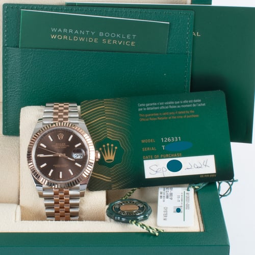 View in Box of Datejust 41