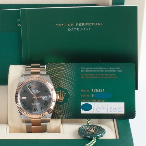 View in Box of Datejust 41