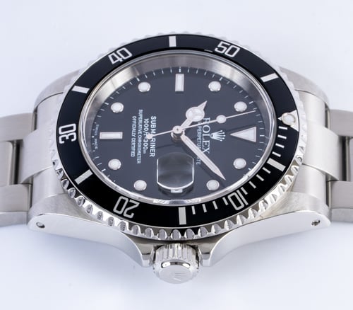 Crown Side Shot of Submariner Date
